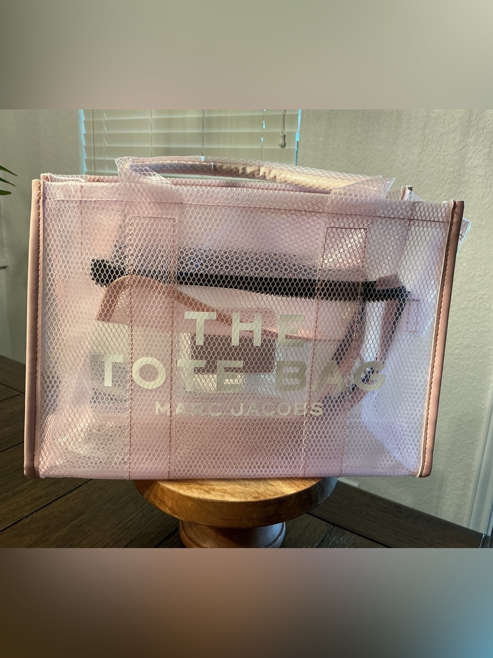 Pink Mesh Tote Bag – Marc Jacobs Inspired – Lightweight & Trendy